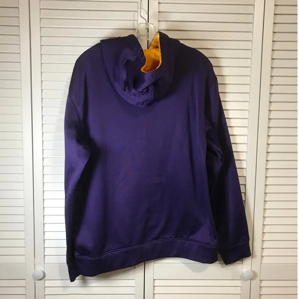 Majestic Section 101 LSU Tigers Men Hoodie Sweatshirt M 38/40